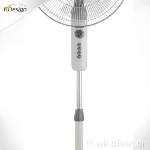 Ventilateur de stand sur commande de piédestal en plastique